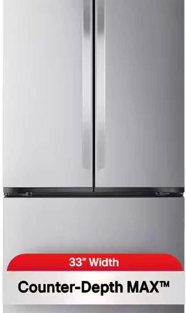 LG LF21G6200S 21 Cu. Ft. Stainless Counter-Depth 3-Door French Door Refrigerator