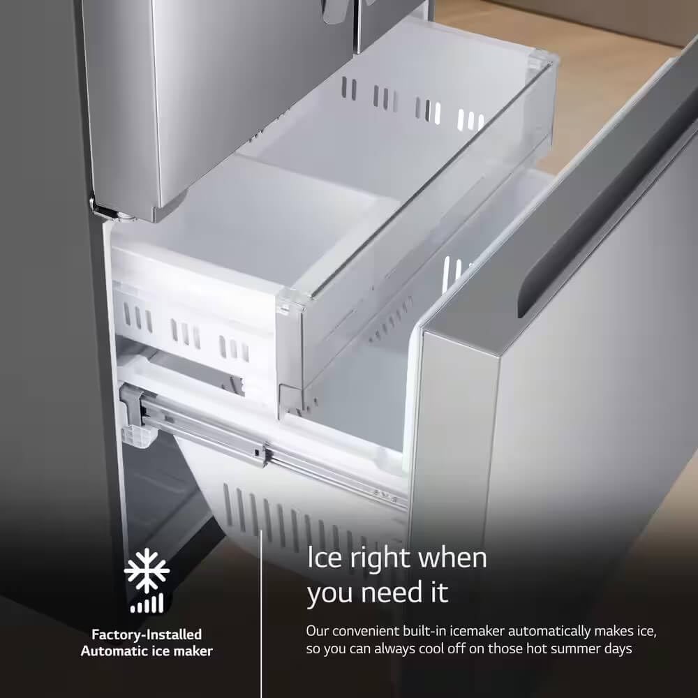 LG LF21G6200S 21 Cu. Ft. Stainless Counter-Depth 3-Door French Door Refrigerator
